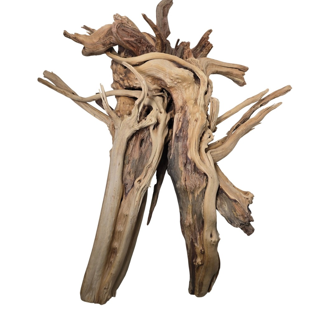 Natural Driftwood Aquarium Terrarium Decor‎ 16 Inch Tan Large Root Sculpture